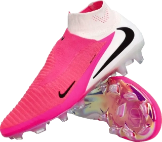 Pánské kopačky lisovky Nike Phantom 6 High Elite FG bílo-růžové