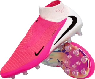 Pánské lisovky Nike Phantom 6 High Elite AG-PRO BTK bílo-růžové