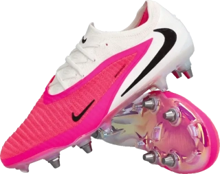 Pánské kopačky kolíky Nike Phantom 6 Low Elite SG-PRO bílo-růžové