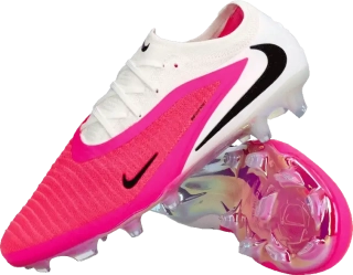 Pánské kopačky lisovky Nike Phantom 6 Low Elite FG bílo-růžové