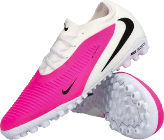 Pánské kopačky turfy Nike Phantom 6 Low Pro TF bílo-růžové