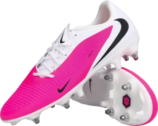 Pánské kolíky Nike Phantom 6 Low Academy SG-PRO bílo-růžové