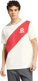Pánské výroční tričko Adidas River Plate 125 Anniversary béžové