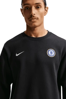 Pánská mikina s kulatým výstřihem Nike Chelsea FC 26/27 Club černá