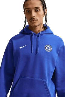 Pánská mikina s kapucí Nike Chelsea FC 26/27 Club modrá
