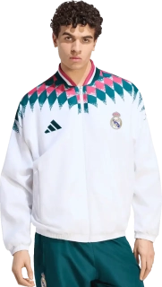 Pánský sportovní top Adidas Real Madrid 26/27 Stadium Track bílý