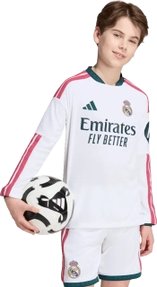 Dětský domácí fotbalový dres Adidas Real Madrid 26/27 DR bílý