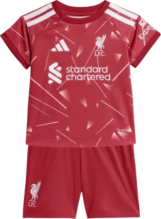 Dětská domácí souprava Adidas Liverpool FC 26/27 kojenci bordó