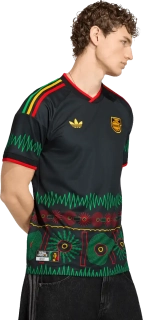 Pánský venkovní dres Adidas Originals x Bob Marley Jamajka 2026 černý