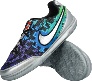 Dětské sálové kopačky Nike x LEGO Streetgato modro-stříbrné
