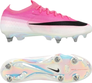 Pánské lisokolíky Nike Zoom Mercurial Vapor 17 Elite SG-PRO bílo-růžové
