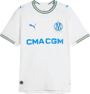 Pánský domácí zápasový dres Puma Olympique de Marseille 26/27 bílý