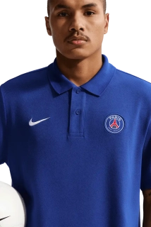Pánská fotbalová polokošile Nike PSG 26/27 Club Polo modrá