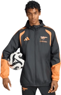 Pánská voděodolná bunda Adidas Arsenal FC 26/27 Tiro All Weather černá
