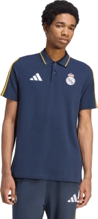 Pánská fotbalová polokošile Adidas Real Madrid 26/27 DNA Polo modrá
