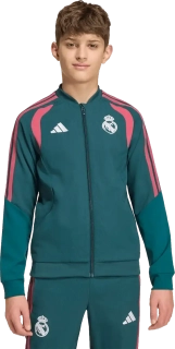 Dětská prezentační bunda Adidas Real Madrid 26/27 Competition zelená