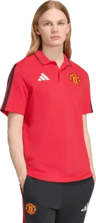Pánská polokošile Adidas Manchester United 26/27 DNA Polo červená