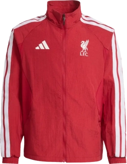 Dětská domácí bunda Liverpool FC 26/27 Anthem červená