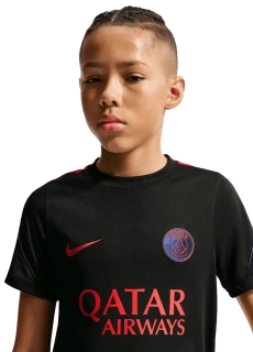 Dětské pleteninové tričko Nike PSG 26/27 Strike černé