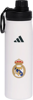Láhev na vodu Adidas Real Madrid 26/27 Metal bílá 600 ML