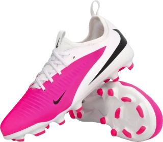 Dětské kopačky lisovky Nike Phantom 6 Low Academy FG/MG bílo-růžové