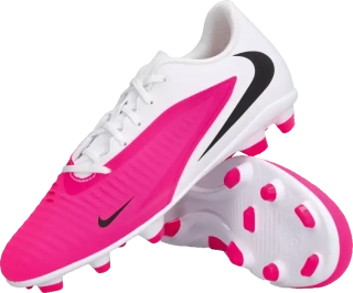 Pánské kopačky lisovky Nike Phantom 6 Low Club FG/MG bílo-růžové