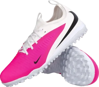 Dětské kopačky turfy Nike Phantom 6 Low Academy TF bílo-růžové