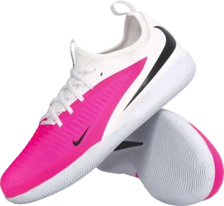Dětské sálové kopačky Nike Phantom 6 Low Academy IC bílo-růžové