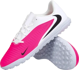 Dětské kopačky turfy Nike Phantom 6 Low Club TF bílo-růžové
