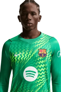 Pánský brankářský dres dlouhý rukáv Nike FC Barcelona 26/27 zelený