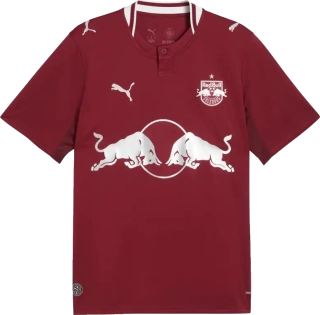 Pánský venkovní fotbalový dres Puma FC RB Salzburg 26/27 bordó