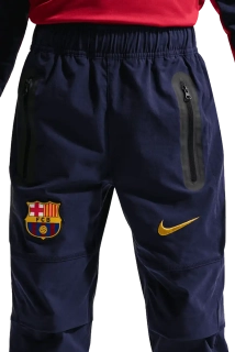 Dětské tkané fotbalové kalhoty Nike FC Barcelona 26/27 Tech modré