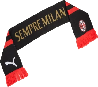 Unisex fotbalová šála Puma AC Milan ftblEssentials 26/27 černá 120 cm