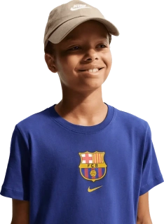Dětské fotbalové tričko Nike FC Barcelona 26/27 Tee modré
