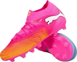 Dětské kopačky lisovky Puma Future 9 Pro FG/AG růžové