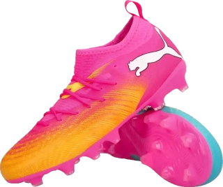 Dětské kopačky lisovky Puma Future 9 Match FG/AG růžové