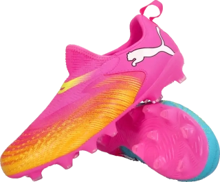 Dětské kopačky lisovky Puma Future 9 Match LL FG/AG BTK růžové