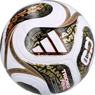 Fotbalový míč Adidas Trionda World Cup 2026 League Finals velikost 4 bílo-hnědý