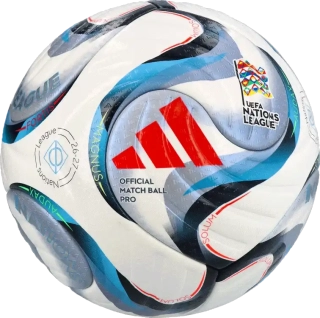 Fotbalový míč Adidas UEFA Nations League 26/27 Pro velikost 5 bílý
