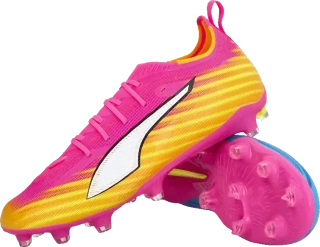 Dětské kopačky lisovky Puma Ultra 6 Pro FG/AG růžové