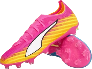 Pánské kopačky lisovky Puma Ultra 6 Match FG/AG růžové