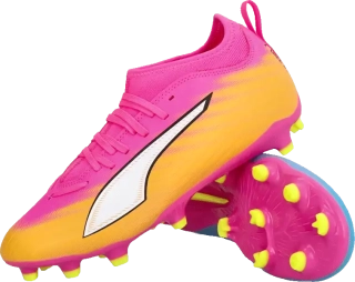 Dětské kopačky lisovky Puma Ultra 6 Match FG/AG růžové