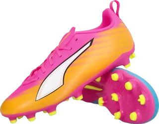 Dětské kopačky lisovky Puma Ultra 6 Play FG/AG růžové