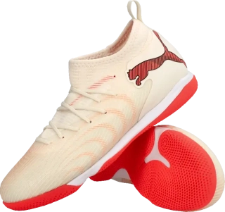 Dětské sálové kopačky Puma Future 9 Match IN béžové