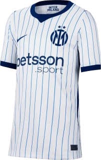 Dětský venkovní fotbalový dres Nike Inter Milan 26/27 bílý