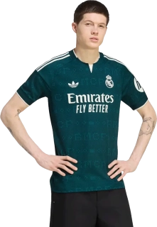 Pánský venkovní fotbalový dres Adidas Real Madrid 26/27 zelený