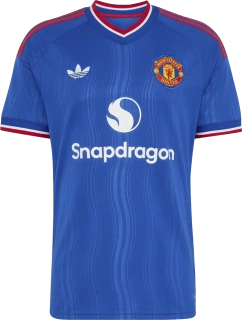Pánský venkovní fotbalový dres Adidas Manchester United 26/27 modrý