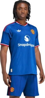 Pánský venkovní zápasový dres Adidas Manchester United 26/27 modrý