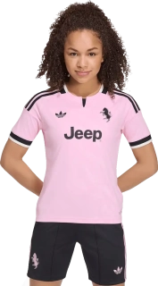 Dětský venkovní fotbalový dres Adidas Juventus FC 26/27 růžový