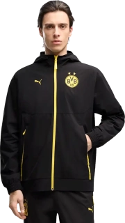 Pánská bunda Puma Borussia Dortmund 26/27 PUMATECH Woven černá